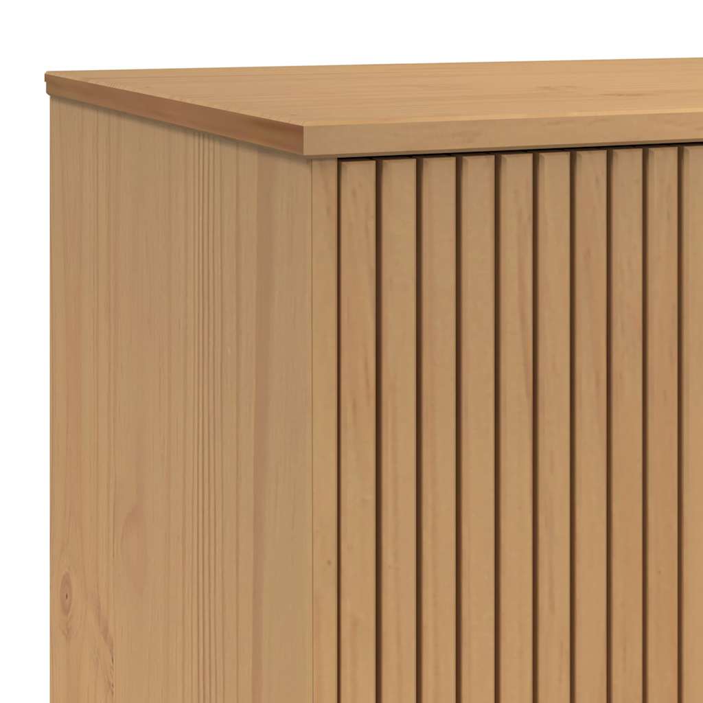Tv-bord Olden 114x43x57 Cm Massivt Fyrretræ - Billede 9