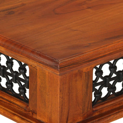 Skrivebord Med Skuffe 110x50x76 Cm Massivt Akacietræ - Billede 7
