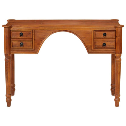 Skrivebord Med Skuffer 110x50x76 Cm Massivt Akacietræ - Billede 3
