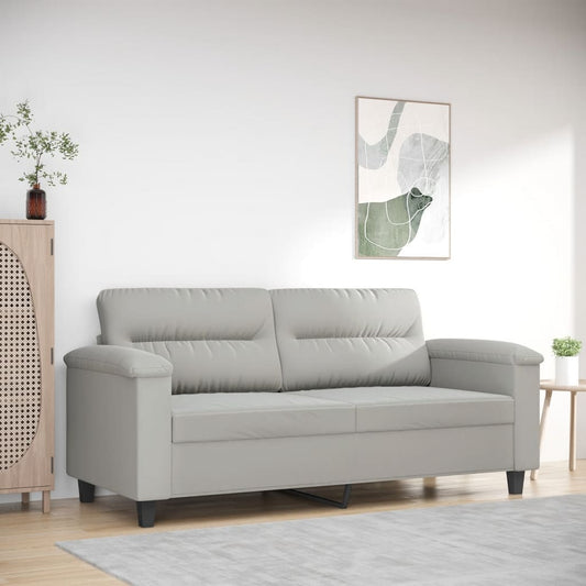 2-Personers Sofa Mikrofiberstof