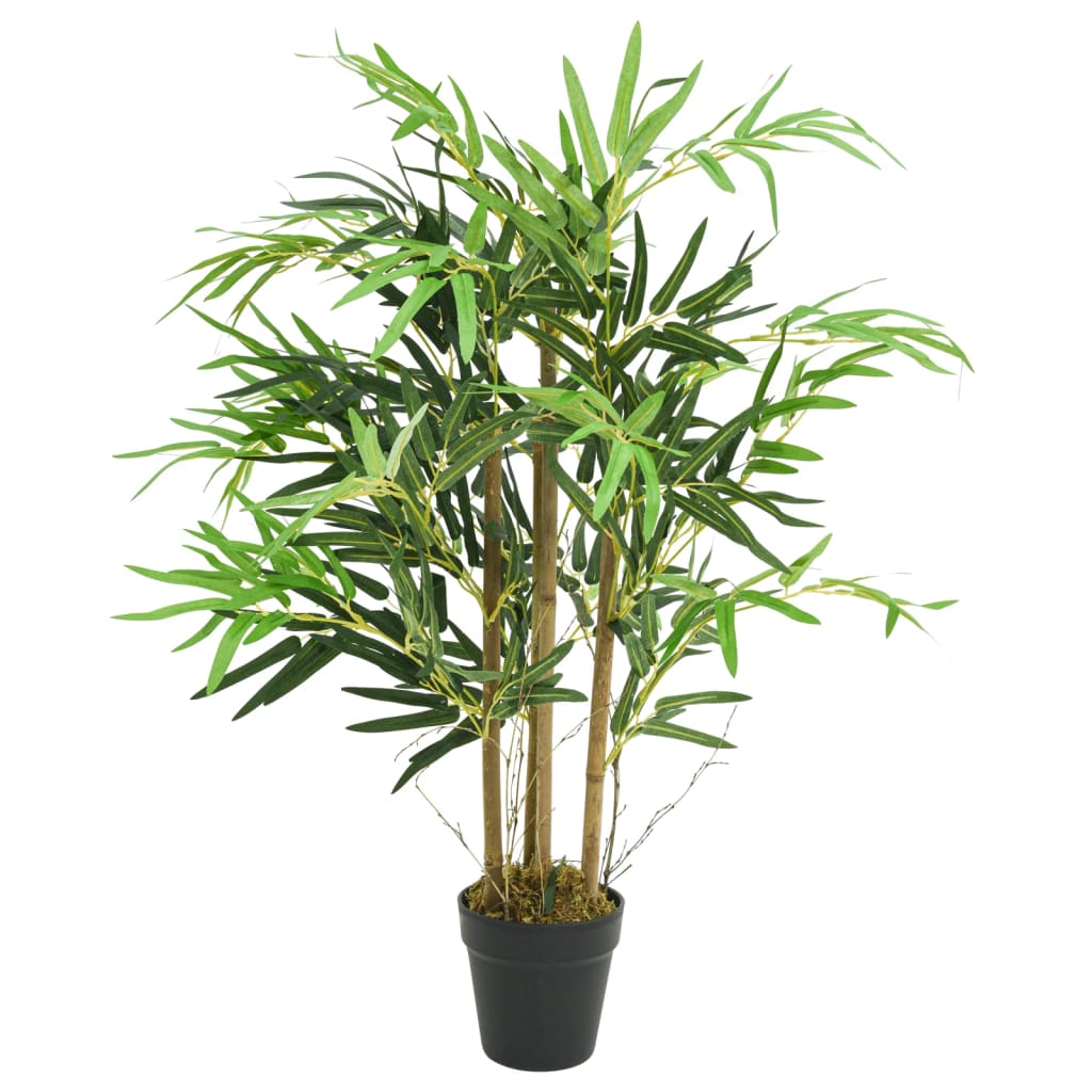 Kunstigt Bambustræ 730 Blade 120 Cm Grøn
