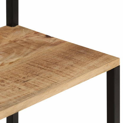 Knagerække Med Skoopbevaring 68x30x182 Cm Massivt Ru Mangotræ - Billede 6