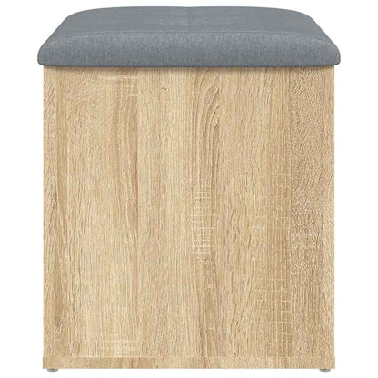 Opbevaringsbænk Sonoma Eg 42x42x45 Cm Konstrueret Træ - Billede 5