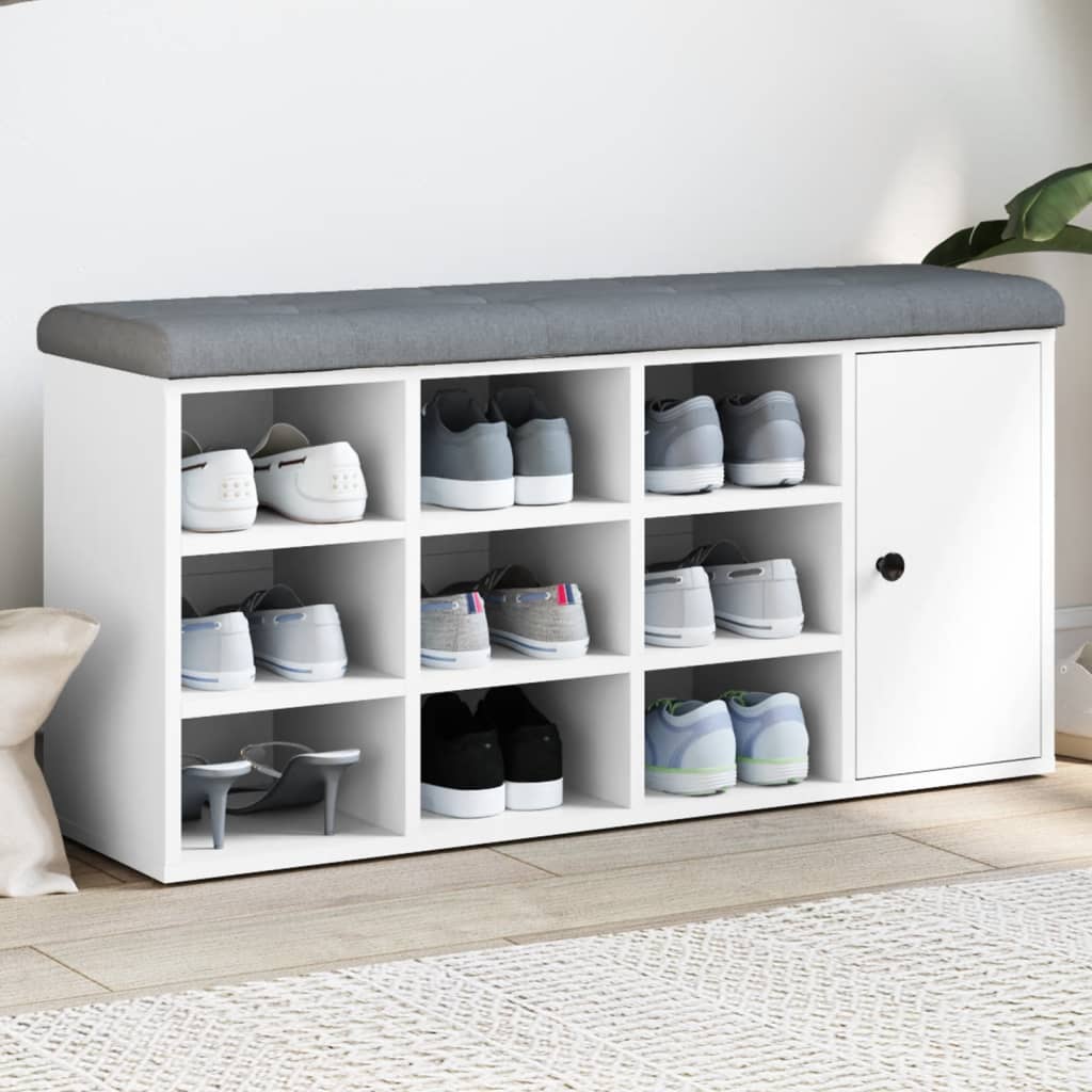 Skobænk 102X32X50 Cm Konstrueret Træ