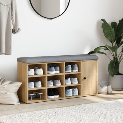 Skobænk 102X32X50 Cm Konstrueret Træ