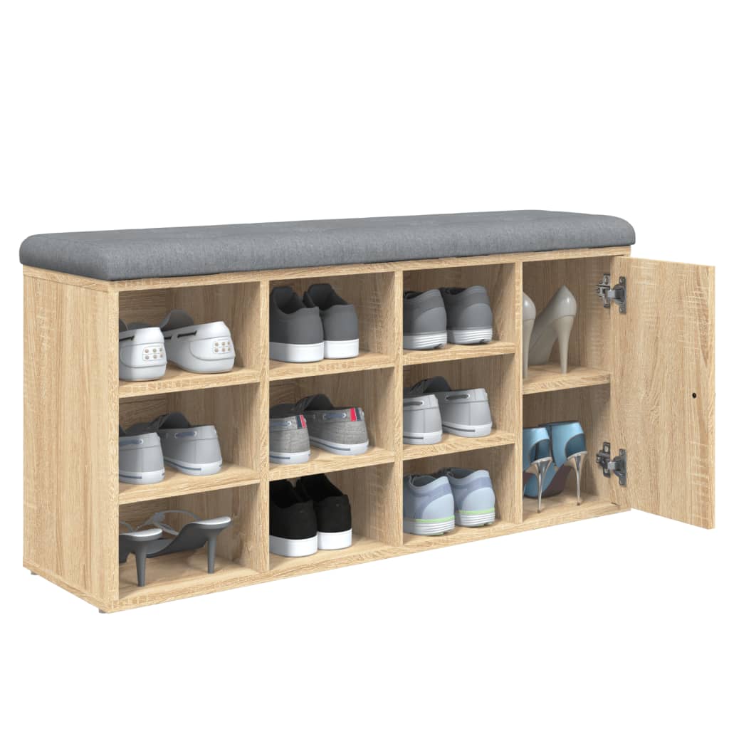 Skobænk 102X32X50 Cm Konstrueret Træ