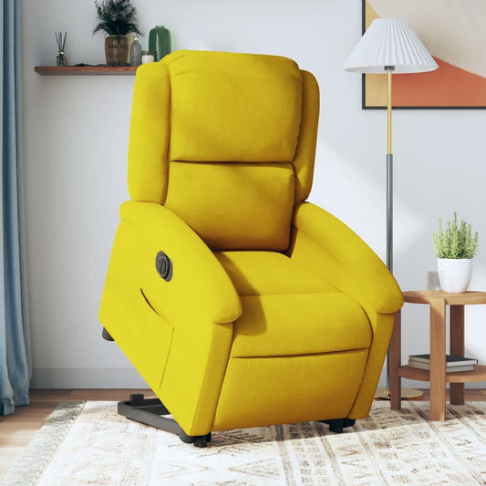Løftestol Velour Gul