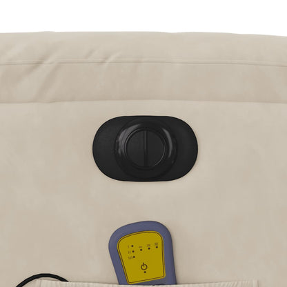 Massagestol Mikrofiberstof Beige