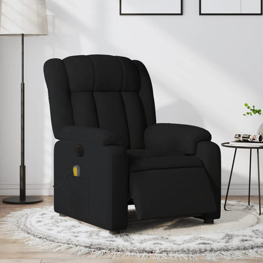 Eldrevet Massagestol Stof Sort