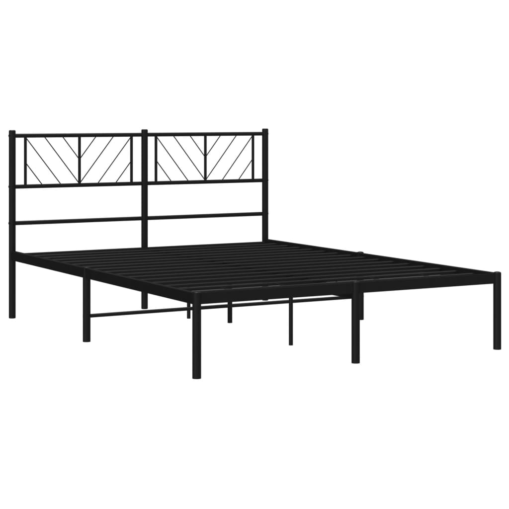 Sengeramme Med Sengegavl 140x190 Cm Metal - Billede 4