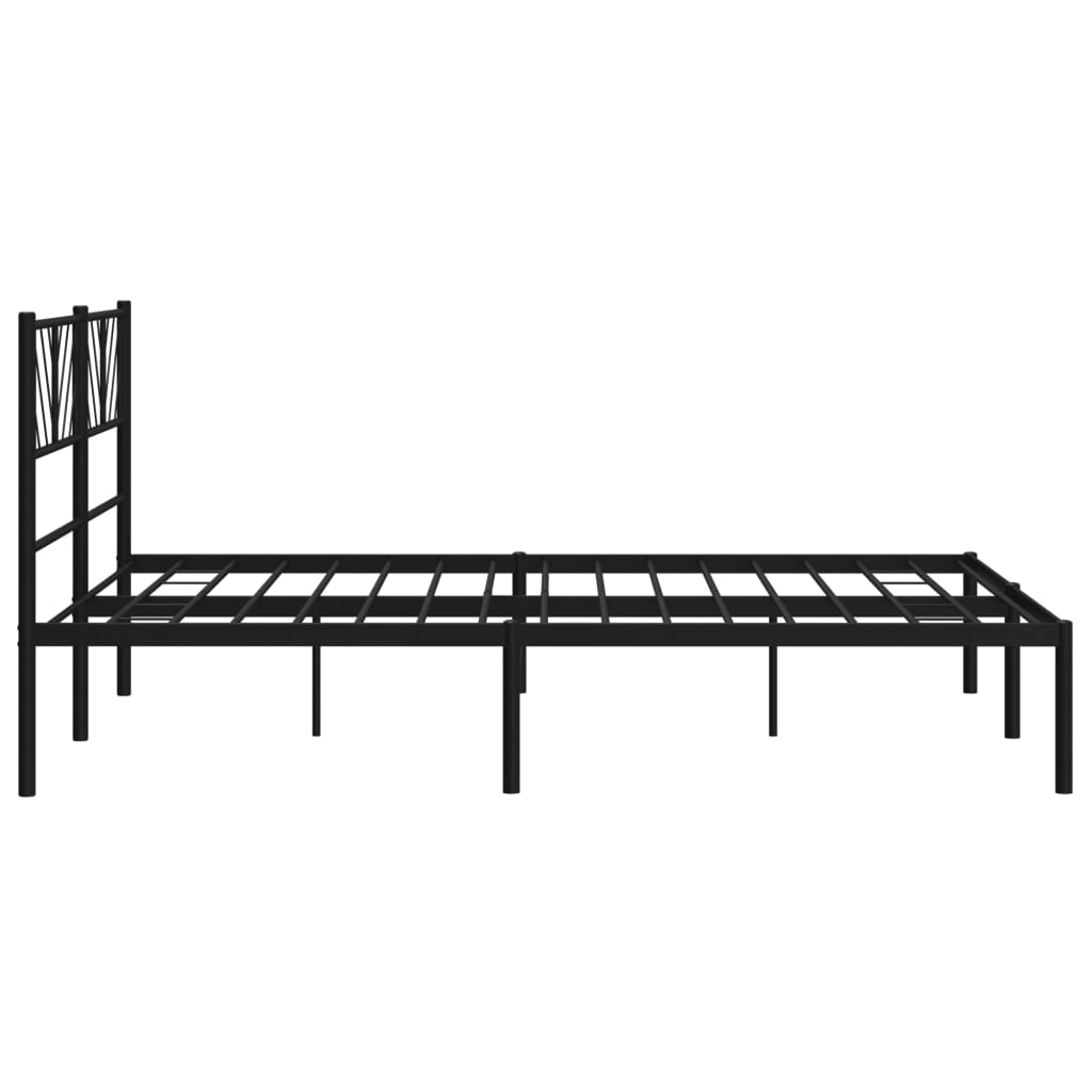 Sengeramme Med Sengegavl 140x190 Cm Metal - Billede 6