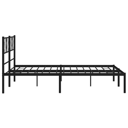 Sengeramme Med Sengegavl 140x190 Cm Metal - Billede 6