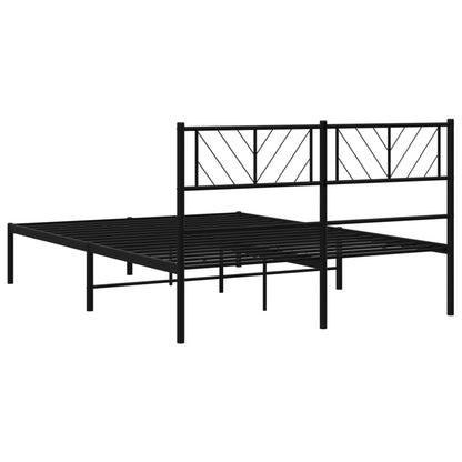 Sengeramme Med Sengegavl 140x190 Cm Metal - Billede 7