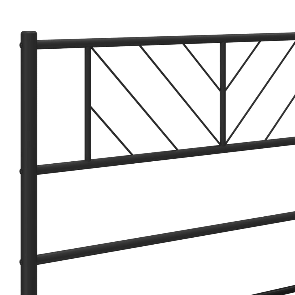 Sengeramme Med Sengegavl 140x190 Cm Metal - Billede 8
