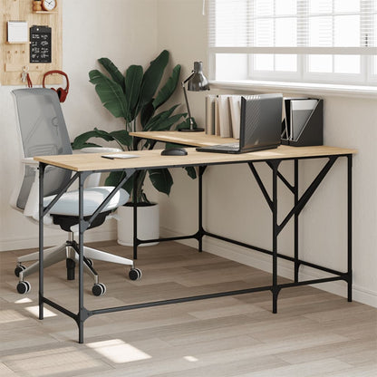 Skrivebord 149x149x75 Cm Konstrueret Træ - Hovedbillede