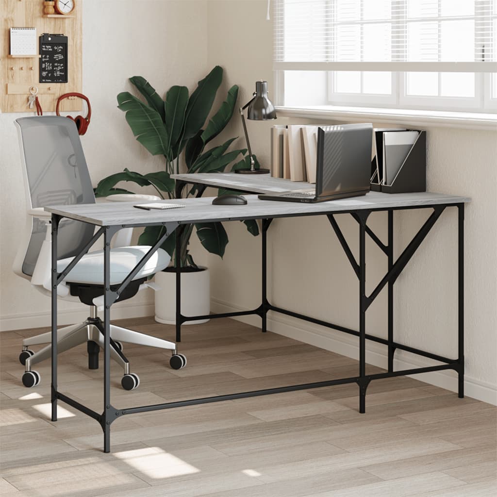 Skrivebord 149x149x75 Cm Konstrueret Træ