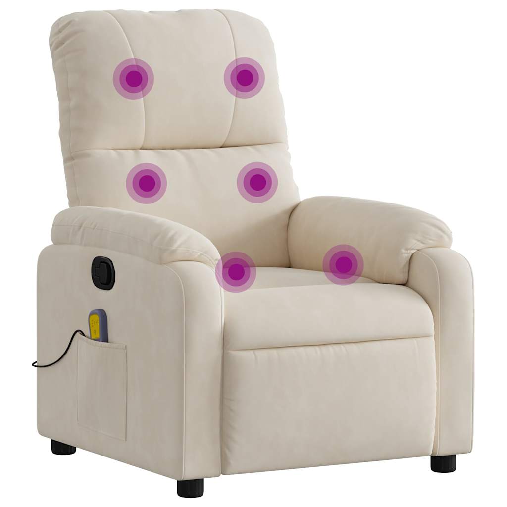 Massagestol Mikrofiberstof Beige