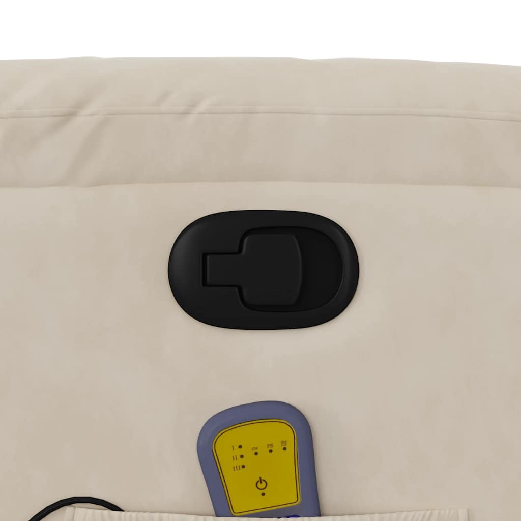 Massagestol Mikrofiberstof Beige