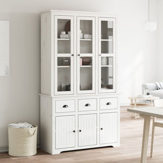 Skænk Bodo 115,5X43X200,5 Cm Massivt Fyrretræ