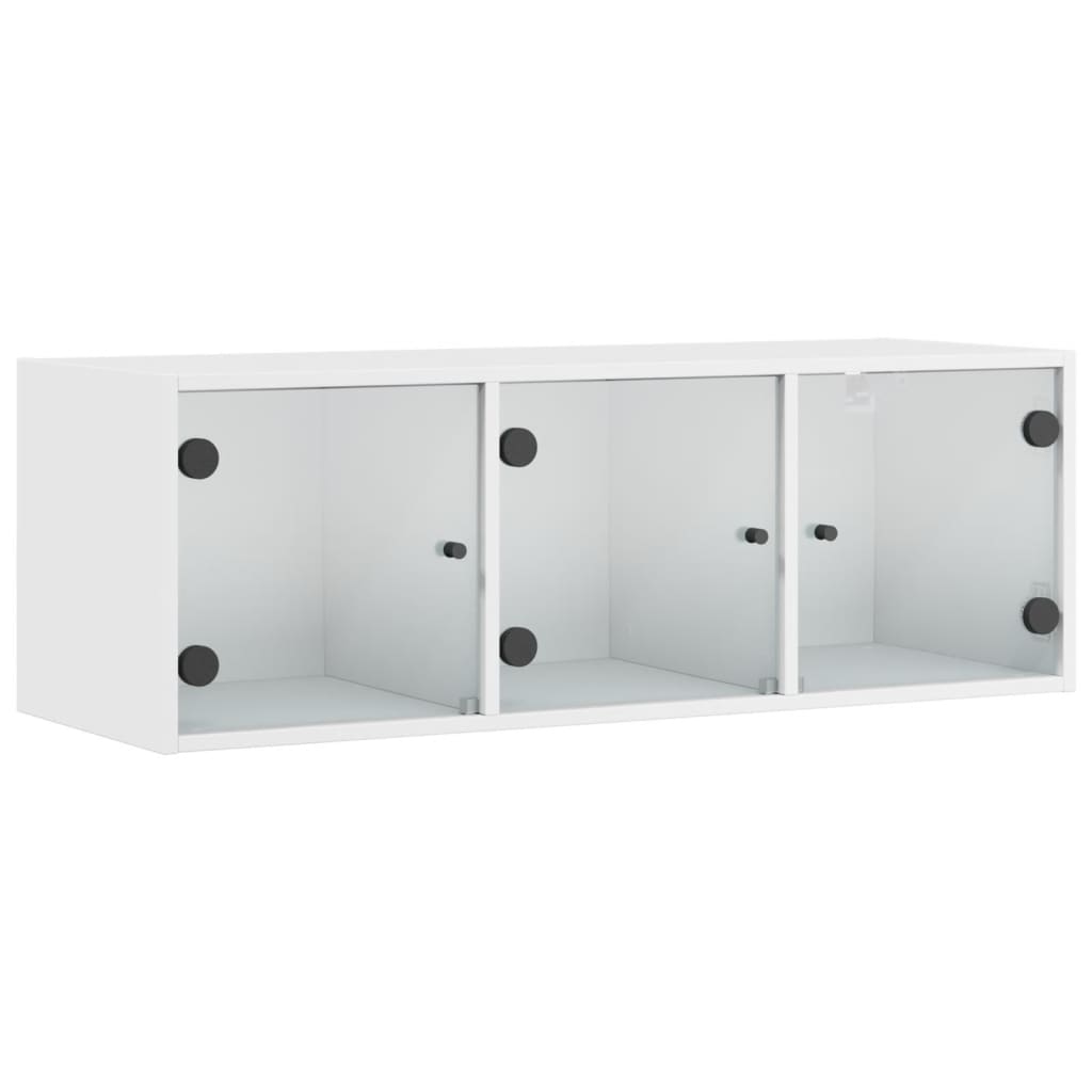 Skab Med Glaslåger 102x37x35 Cm - Billede 2