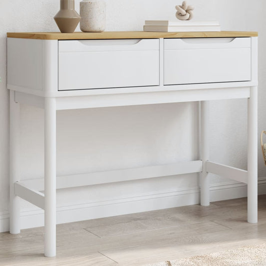 Konsolbord Bodo 89,5X36,5X73 Cm Massivt Fyrretræ