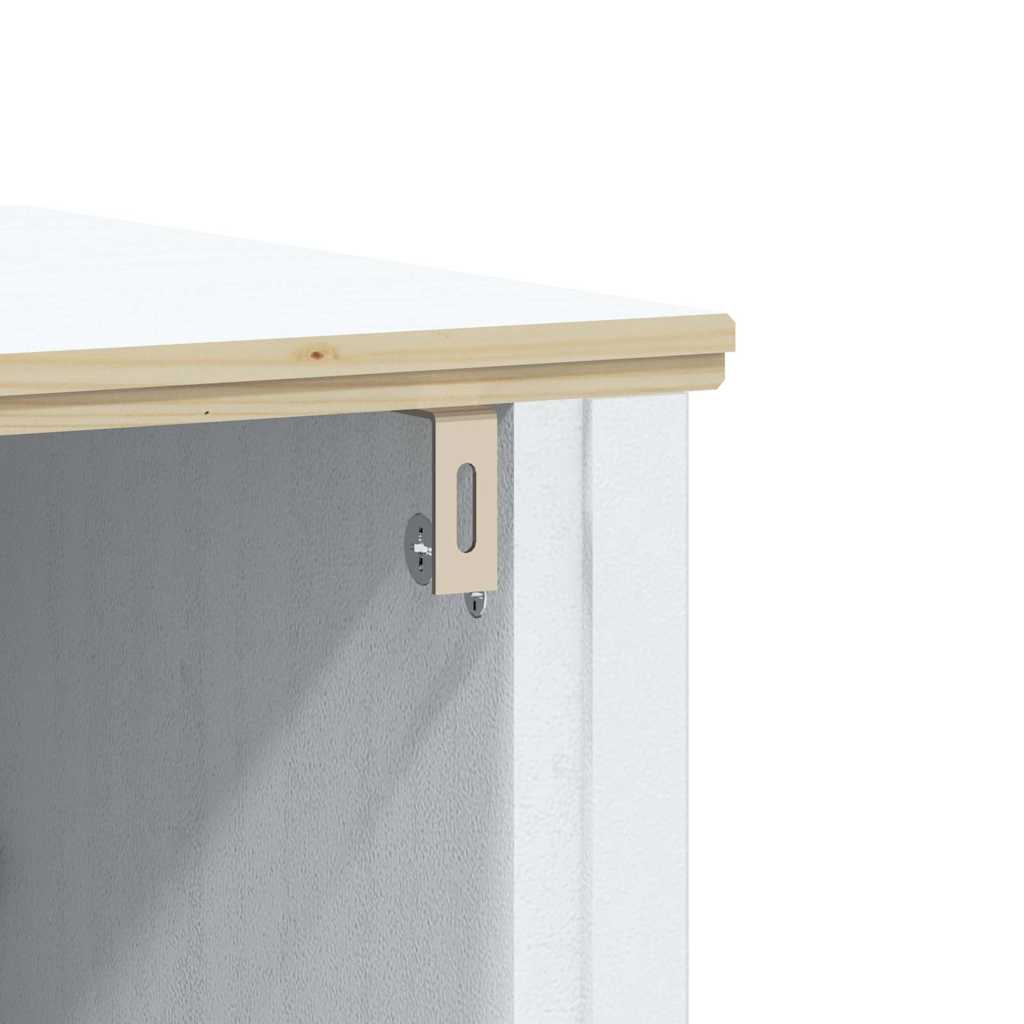 Badeværelsesmøbelsæt I Berg Massivt Fyrretræ Hvid - Billede 6