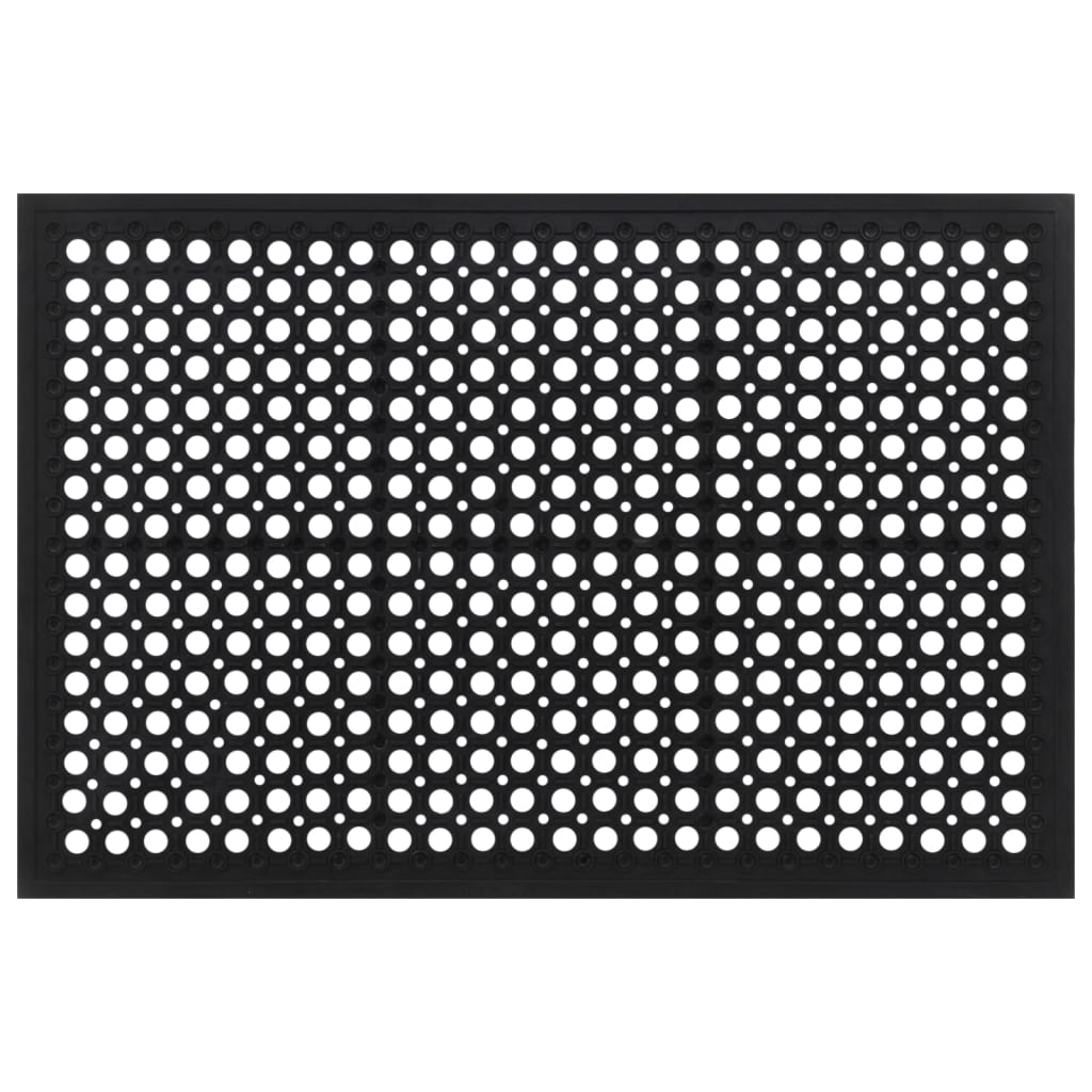 Dørmåtte 60x90 Cm Rektangulær Gummi - Billede 3