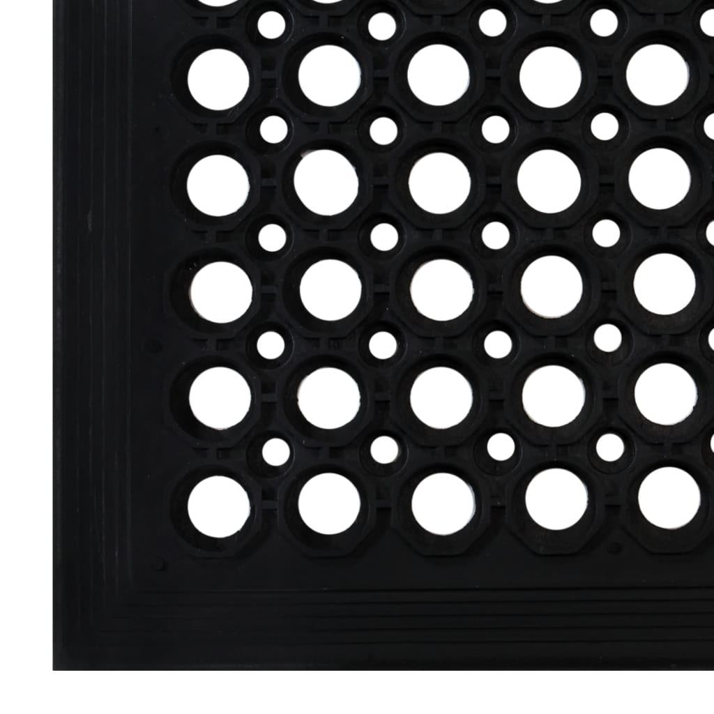 Dørmåtte 60x90 Cm Rektangulær Gummi - Billede 5