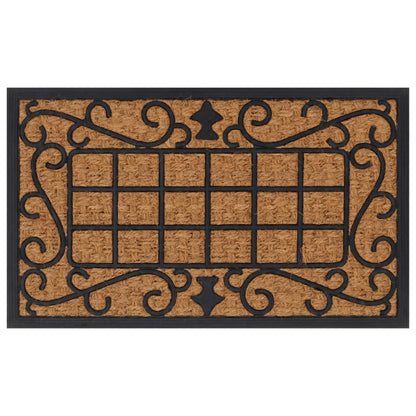 Dørmåtte 45x75 Cm Rektangulær Gummi Og Coir - Hovedbillede