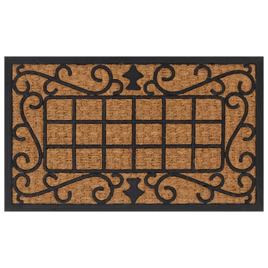 Dørmåtte 45x75 Cm Rektangulær Gummi Og Coir - Hovedbillede