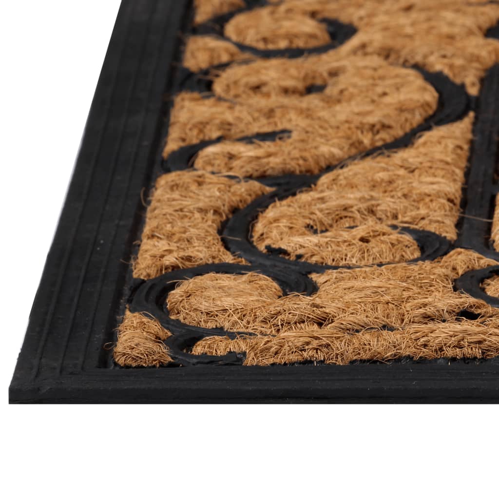 Dørmåtte 45x75 Cm Rektangulær Gummi Og Coir - Billede 5
