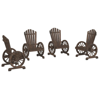 Adirondack-Havestol Massivt Grantræ