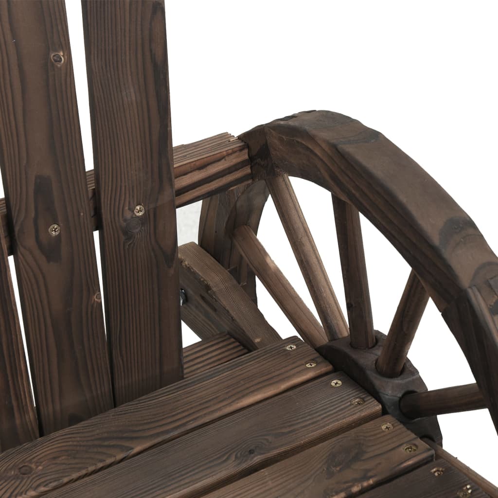 Adirondack-Havestol Massivt Grantræ