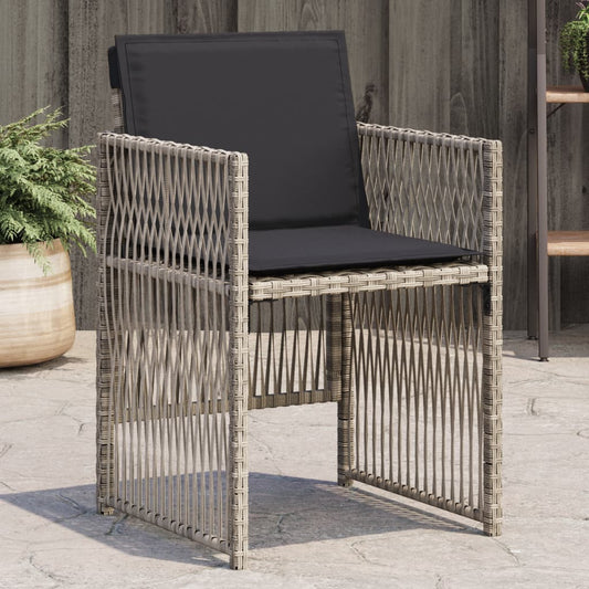Havestole 4 Stk. Med Hynder Polyrattan