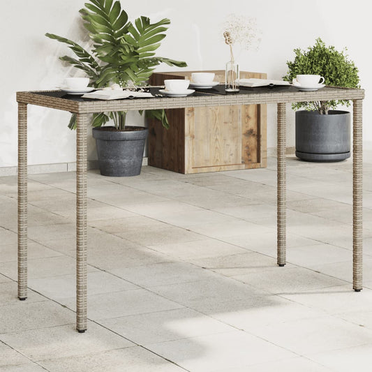 Havebord Med Top 115X54X74 Cm Polyrattan