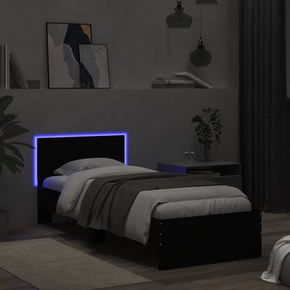 Sengeramme Med Sengegavl Og Led-Lys