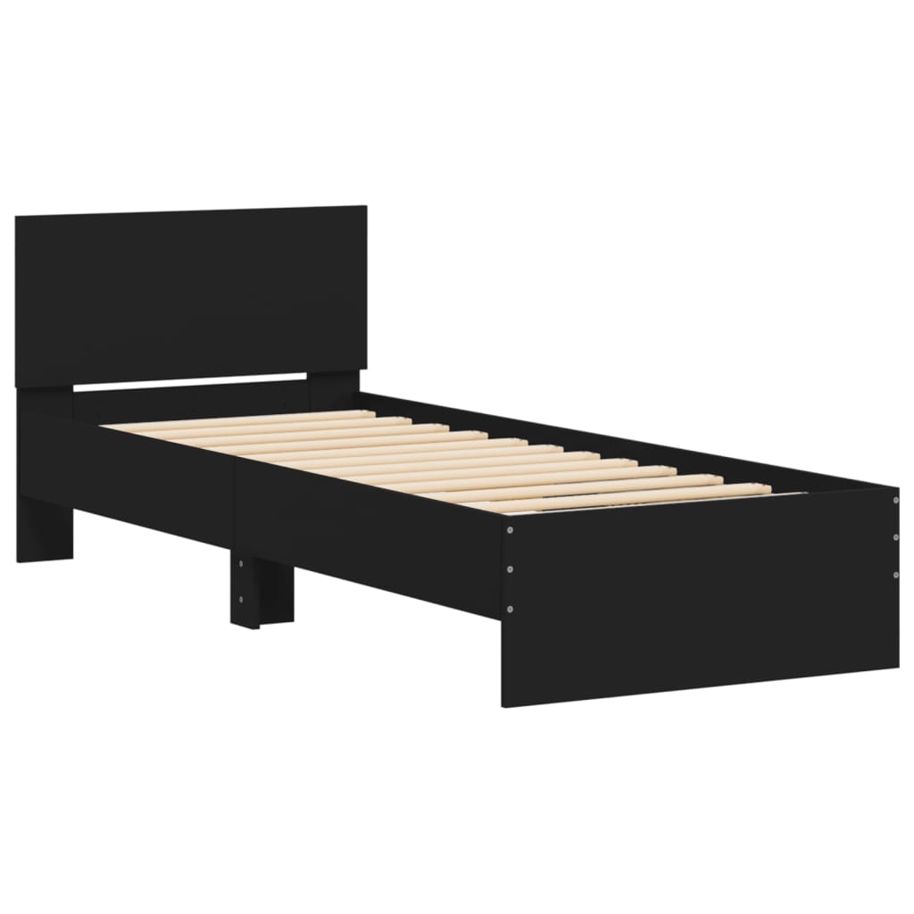 Sengeramme Med Sengegavl Og Led-Lys