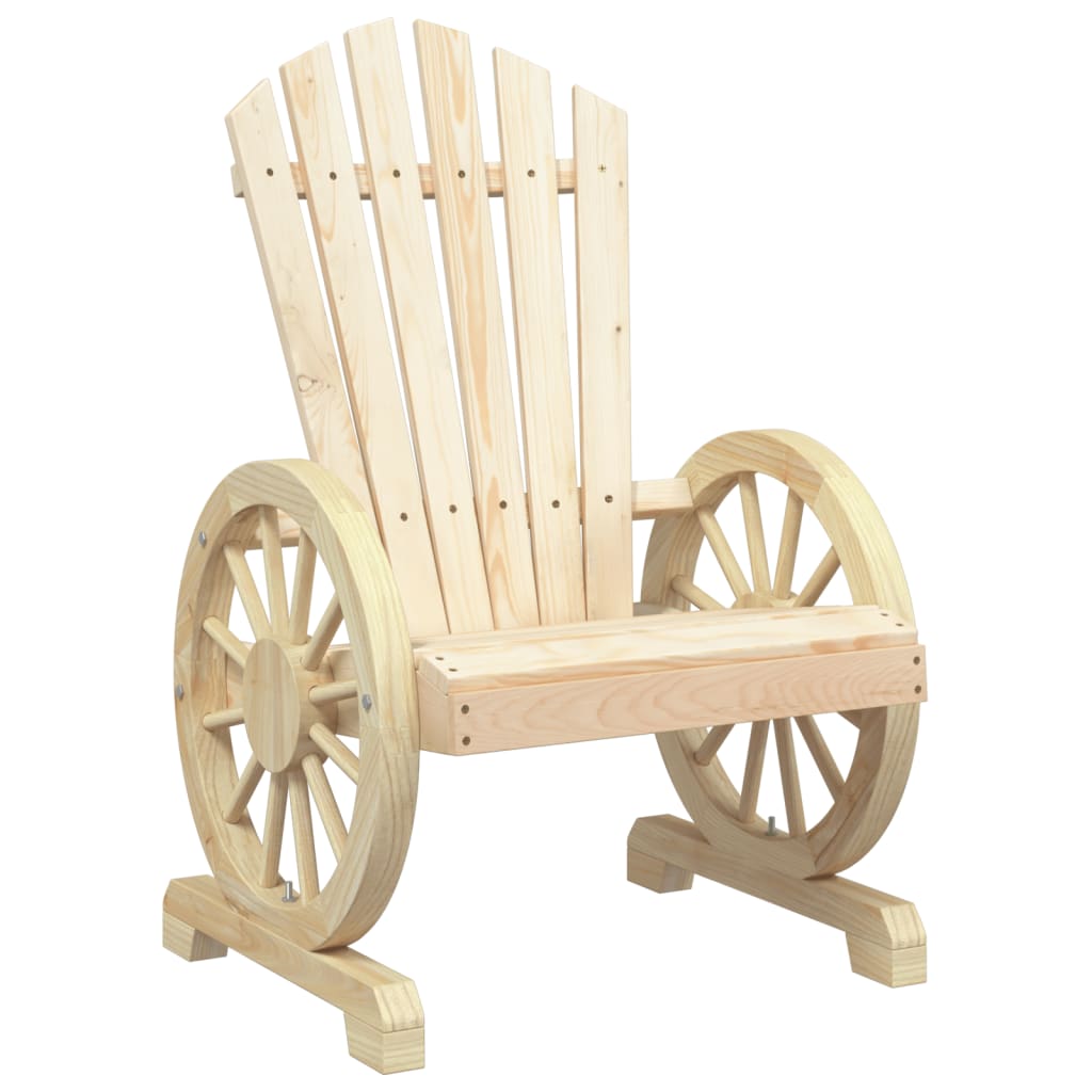 Adirondack-havestole Massivt Grantræ - Billede 2