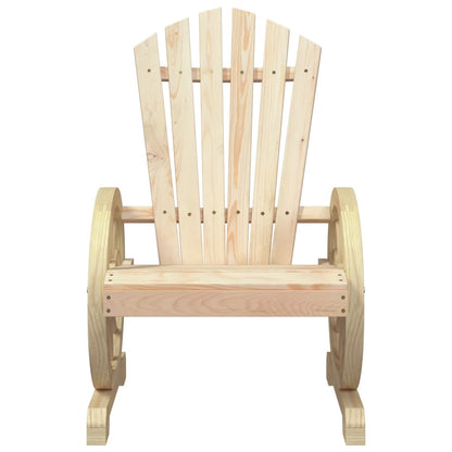 Adirondack-havestole Massivt Grantræ - Billede 4