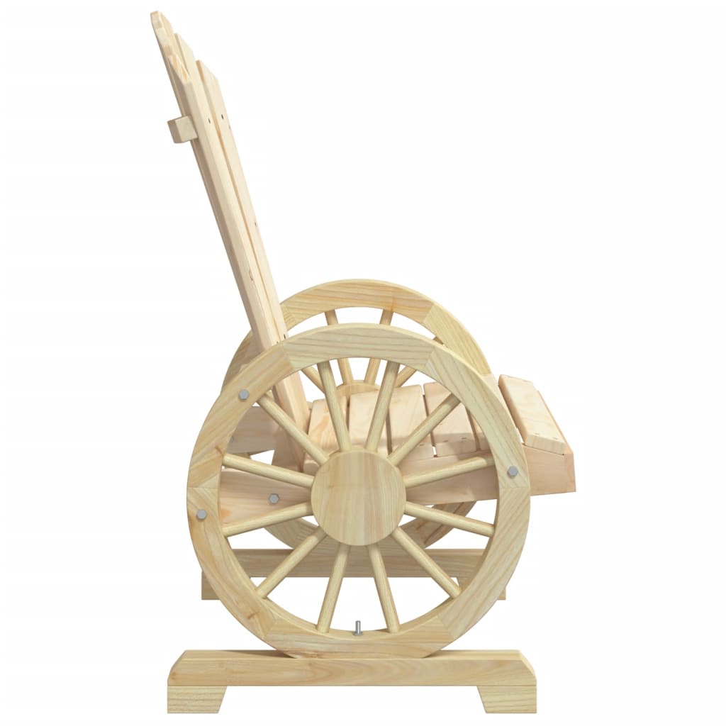 Adirondack-havestole Massivt Grantræ - Billede 5