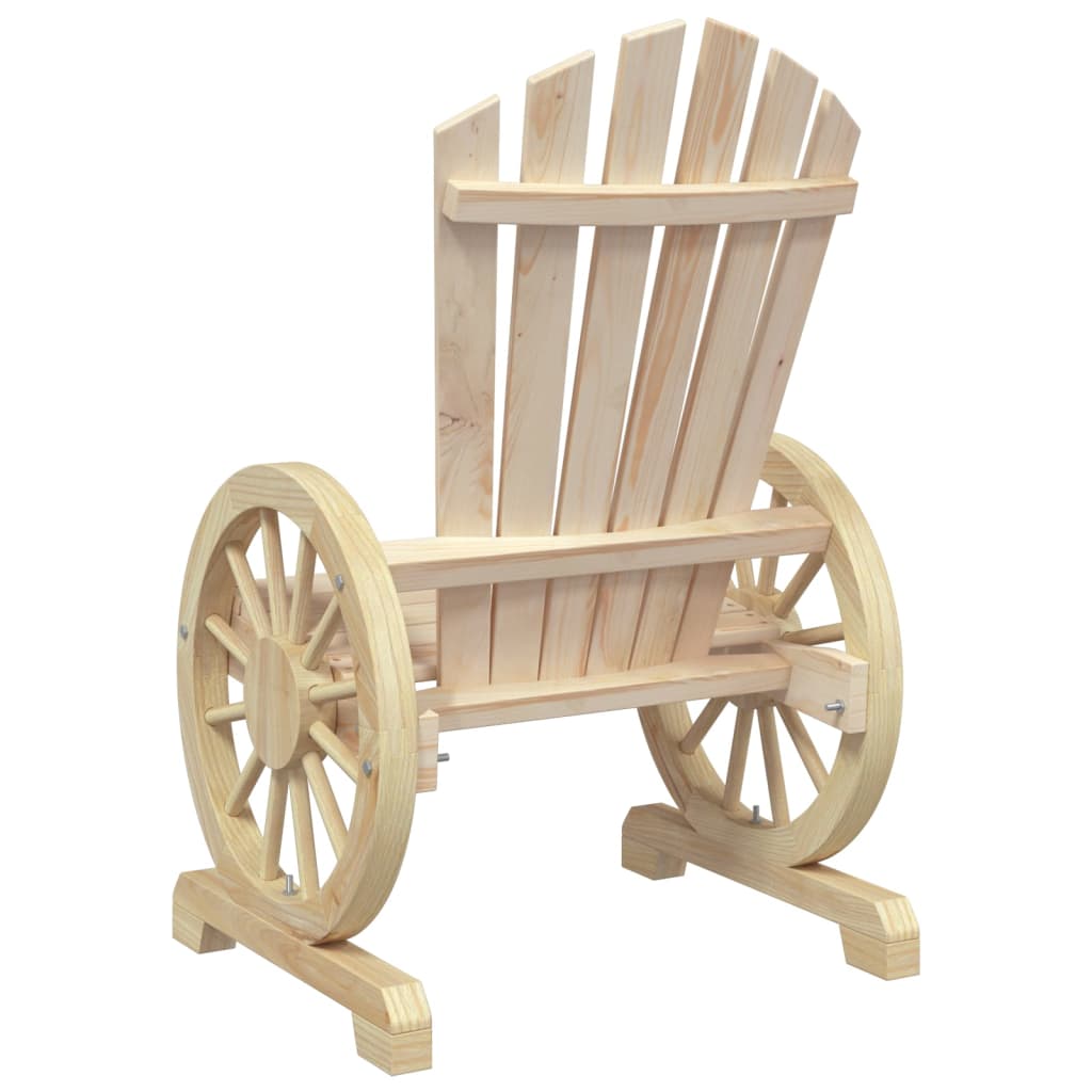 Adirondack-havestole Massivt Grantræ - Billede 6