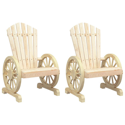 Adirondack-Havestol Massivt Grantræ