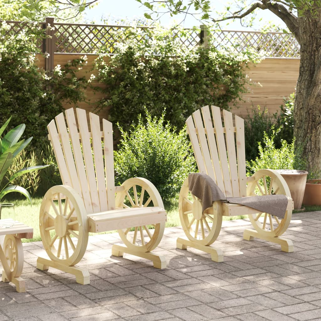 Adirondack-Havestol Massivt Grantræ