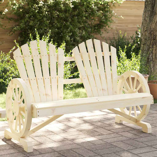 2-personers Adirondack-havestol Massivt Grantræ - Hovedbillede