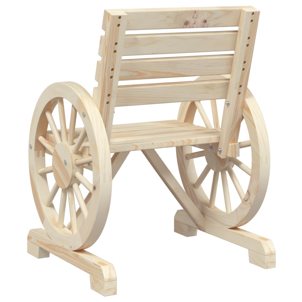 Havestol Massivt Grantræ - Billede 6