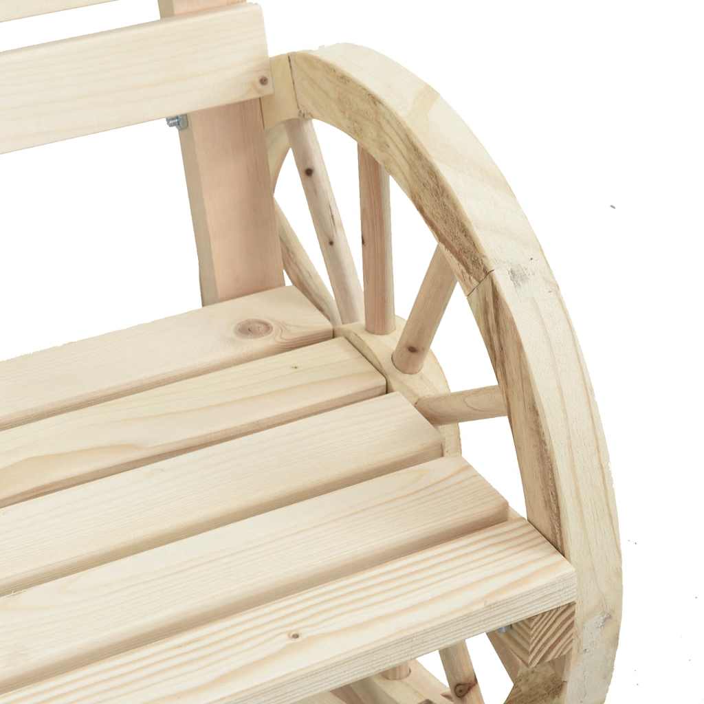 Havestol Massivt Grantræ - Billede 7