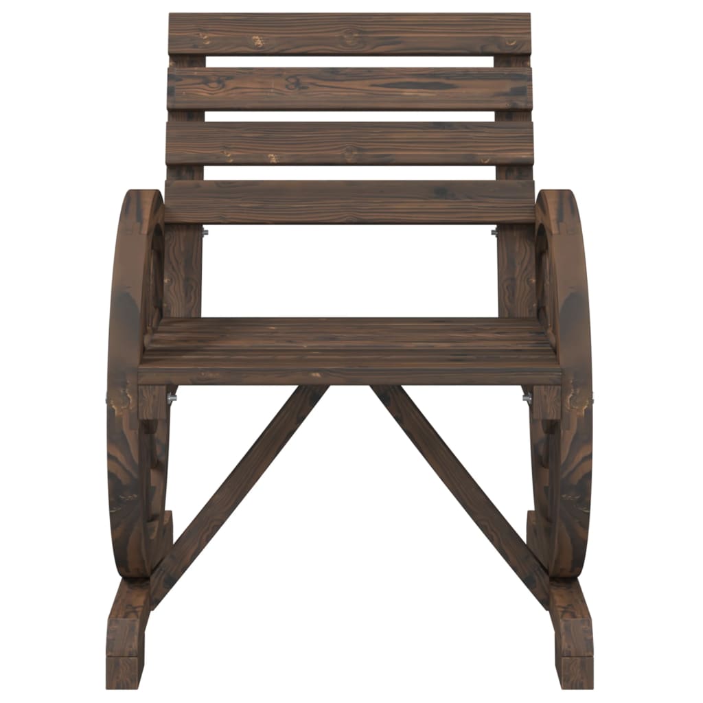 Havestol 58x58x78,5 Cm Massivt Grantræ