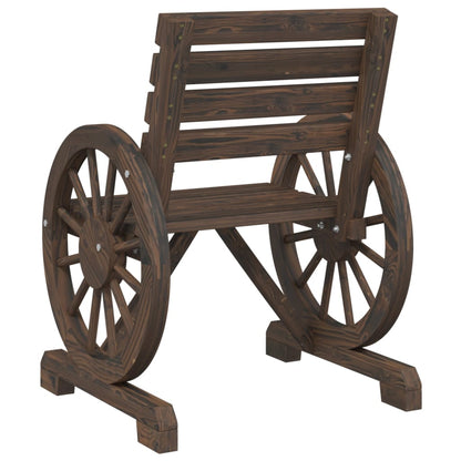Havestol 58x58x78,5 Cm Massivt Grantræ