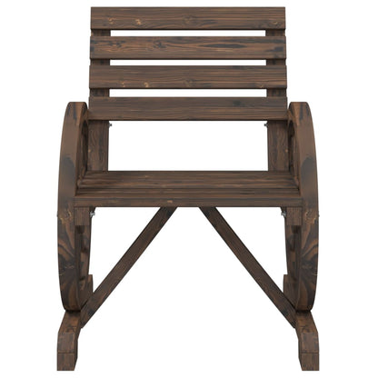 Havestole 2 Stk. 58x58x78,5 Cm Massivt Grantræ