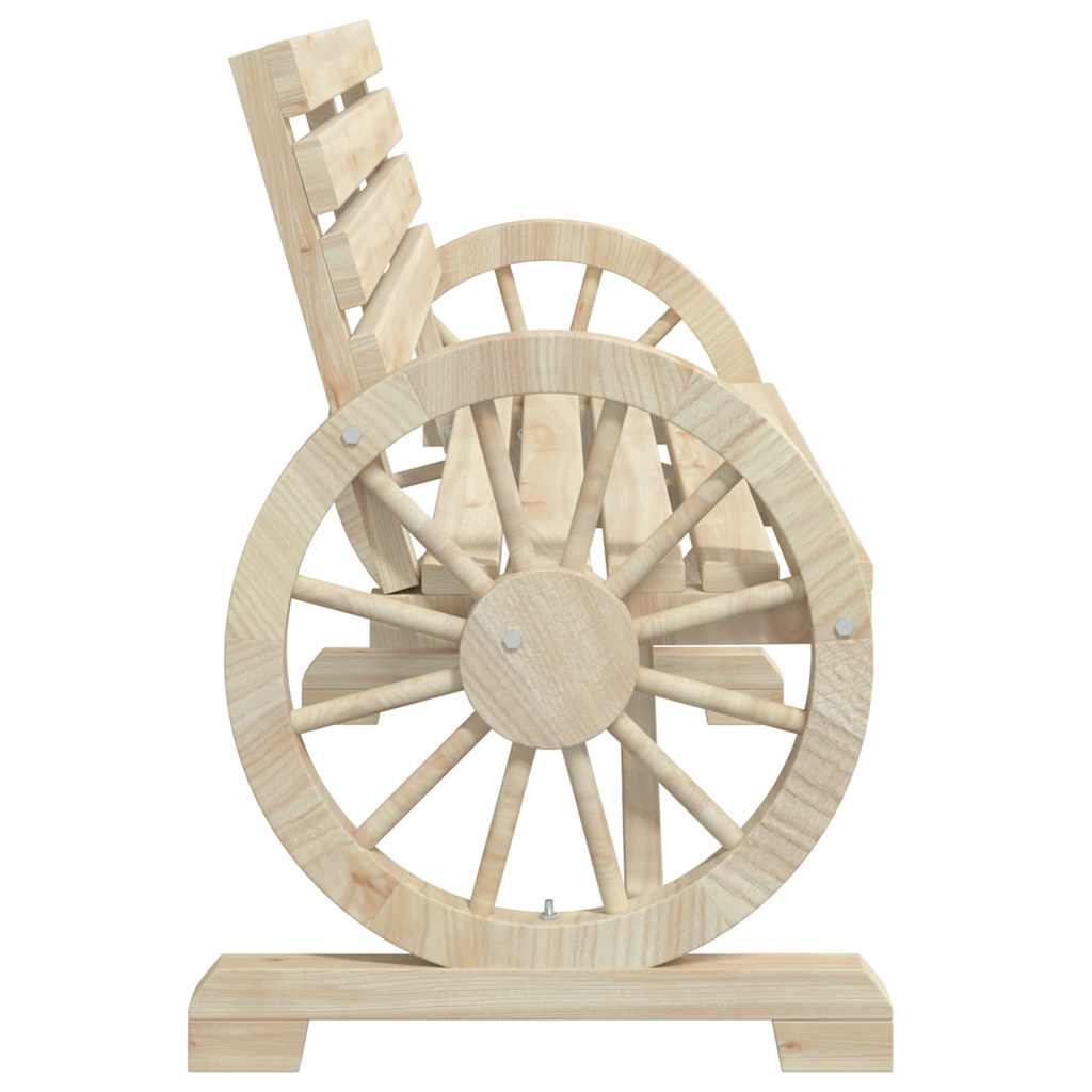 Havestol 58x58x78,5 Cm Massivt Grantræ - Billede 5